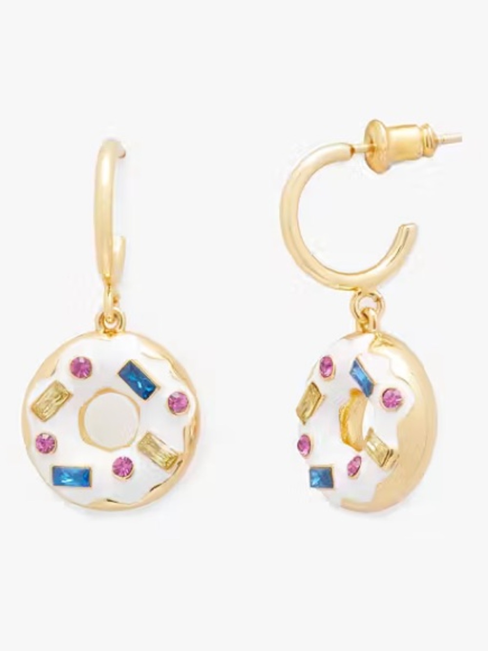 KATE SPADE NEW YORK ♠️ COFFEE BREAK DONUT HUGGIE EARRINGS